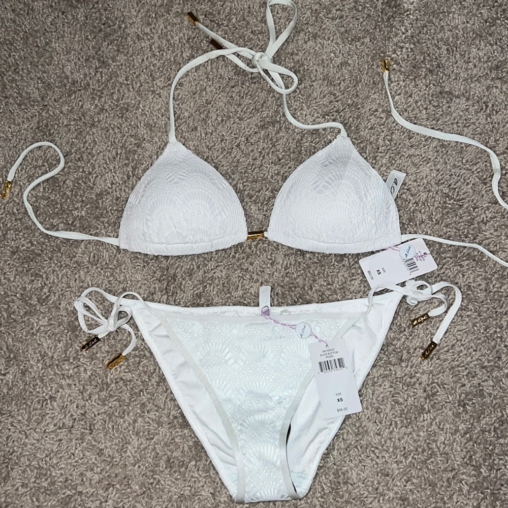 A.CHE White Bikini Swimsuit